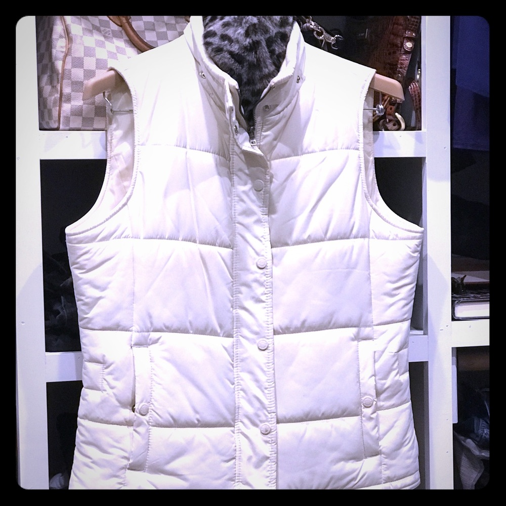 Off white puffer vest